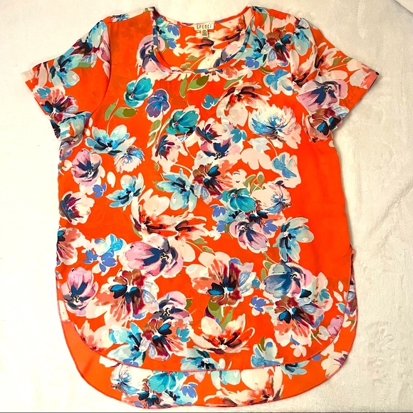 Watercolor Floral Tee - Picture 1 of 5